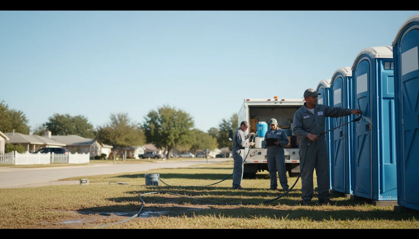 Long-Term Portable Toilet Rental in Offerman, GA near me